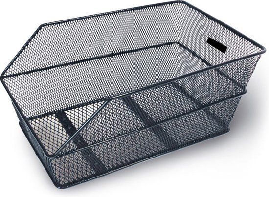 Basil Cento - Achter Fietsmand - Staal - Zwart - 31L