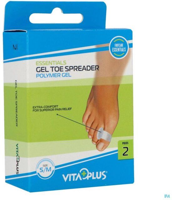 Gel Teen Spreider - S/M - Wit - Polymeer