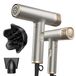 Merkloos Professionele haardroger - Ionen föhn - 1500 W - Diffuser - 110.000 tpm - Zilver