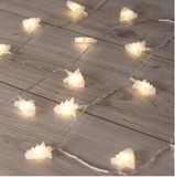 DecoKing Kerstlichtketting Bomen warm wit, 20 LED's