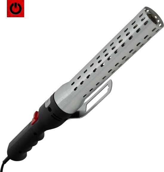 Looftlighter - Elektrische BBQ aansteker - Zwart/Zilver - 49cm