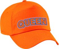 Bellatio Decorations Koningsdag pet oranje - queen - voor volwassenen