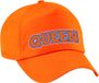 Bellatio Decorations Koningsdag pet oranje - queen - voor volwassenen