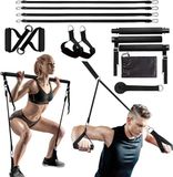 Markenlos MALOOW Pilates Bar Kit met weerstandsbanden - Thuis fitnessapparatuur