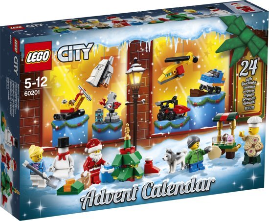 lego City Adventskalender 2018 - 60201 Maak van de 24 dagen voor Kerstmis een feestje met de adventskalender