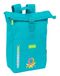 BENETTON SUMMER rugzak met klep voor laptops van 39,6 cm (15,6 inch), ideaal voor verschillende leeftijden, comfortabel en veelzijdig, kwaliteit en duurzaamheid, 28 x 13 x 42 cm, Blauw, M, Casual