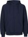 Neutral Fairtrade Men's Zip Hoodie met capuchon Navy - XXL