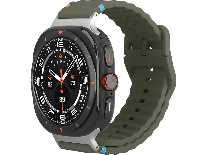 Just In Case Activeflex Strap Samsung Galaxy Ultra Watch Band Khaki