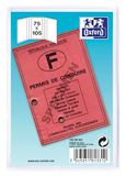 rijbewijshoes ELBA PVC 3-voudige identiteitskaarthoes, opvouwbaar, 0,30 mm, 75 x 110 mm