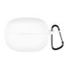 Huawei Étui Huawei FreeBuds Pro 5 en Silicone avec Mousqueton - Blanc