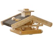 Dehner Natura Watzmann Voederhuis voor wilde vogels, ca. 54 x 38 x 30 cm, hout, natuur
