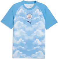 PUMA Manchester City Prematch Shirt 2026/27 Heren IJsblauw/Koningsblauw Maat M