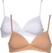 My Basic by After Eden After Eden My Basic 2-pack Dames Beha - Wit/Poeder - Maat 85C
