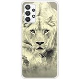Lionne Verstevigd hoesje met sublimatie bedrukking, compatibel met Samsung Galaxy A32
