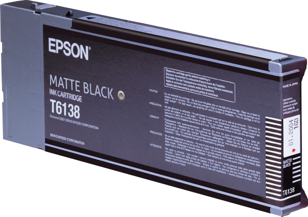 Epson inktpatroon Matte Black T613800 single pack / zwart