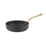 Mini Artinox Mini koekenpan, 300 ml, Ø 13,5 x 3,5 cm, zwart, roestvrij staal + aluminium