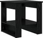 vidaXL Salontafel, zwart, eikenlook, 51 x 50 x 50 cm, houtvezel