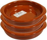 Concorde Iberica bols/platillos Alicante - 3x - con asas - 16 cm - Tapas cuenco/platos/fuente para horno