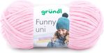 Gründl Wolle Gründl Funny Uni Brei- en Haakgaren Pastelroze 5 Bollen