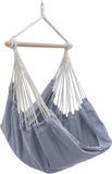 Merkloos Hanging Chair 185 x 130 cm Grijs Katoen