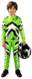 Chemise et pantalon de motocross pour garçons - Vert fluo