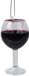 Decoris Glas glas l4.1b4.1h7.9 cm rood/helder