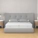 miasuite i sogni italiani Live H20 Traagschuim matras voor eenpersoonsbed, 80 x 190 cm, hoogte 20 cm, overtrek met aloë vera, hypoallergeen, mijtdicht, vormvast, live H20