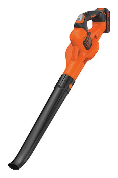 BLACK+DECKER GWC1820PC Cordless Leaf Blower - 209 km/h - Black/Orange
