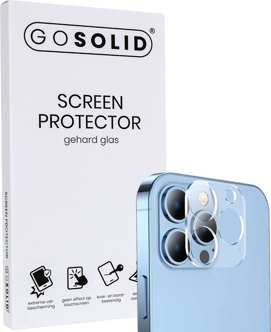GO SOLID! Apple iPhone 12 Mini Camera Lens Protector - Tempered Glass
