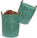 Unyqoos® Set de deux grands sacs de jardin pliables pour déchets de jardin de 272 litres