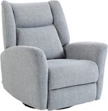 HOMCOM Relaxfauteuil Lichtgrijs Stof