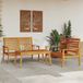 Maison Exclusive - 3-delige loungeset pour le jardin, faite de bois d'acacia massif