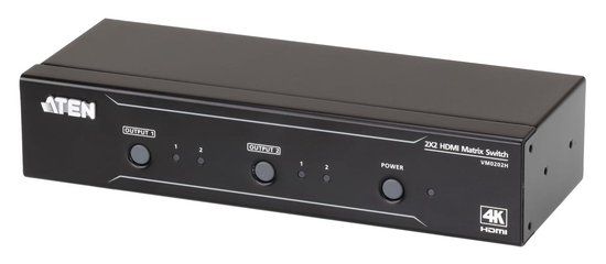 ATEN VM0202H 2x2-poorts HDMI Matrix - Zwart