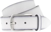 Vanzetti Leren Riem Denim Love 35mm Full Leather Belt W105 White Wit