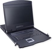 Value 19" KVM-switch, 8-poorts, 43 cm (17") TFT (4:3), VGA, USB, zwart