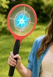 IPEA Elektrische muggenmepper, groot, 21 cm x 52 cm, super licht, opladen met wandstekker, bliksemrapper, vliegen en vliegende insecten, voor huis, tuin, camping, draagbaar
