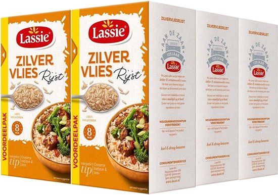 Lassie Zilvervliesrijst Voordeelverpakking - 6 x 750g
