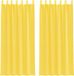 vidaXL - Gordijnen - voile - met - lussen - 2 - st - 140x225 - cm - geel