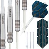 Unicorn Stalen tip dartset | Heritage Range T90 1976 | 90% natuurlijke wolfraam vaten met lasergeëtst U-logo, keurmerk, 23 g