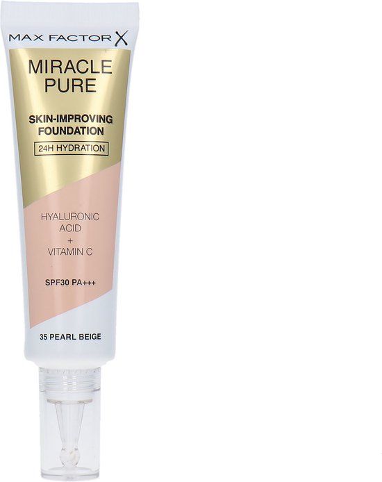 Max Factor Miracle Pure Skin-Improving Vegan Foundation - 35 Pearl Beige