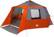vidaXL Cabin Tent 12-Person Grey and Orange
