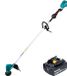 Makita DUR 190 LGX9 accu-grastrimmer 18 V 300 mm borstelloos + 1x accu 6,0 Ah - zonder oplader