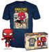 Funko Pop! & Tee: Spider-Man - Comic Cover (Metallic) - M