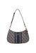 GUESS Noelle II Top Zip Shoulder Bag Midnight Logo bleu foncé