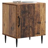 vidaXL - Nachtkastje - Oud - hout - 43 - x - 34,5 - x - 50 - cm - Bewerkt - hout