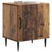 vidaXL - Table de chevet - Vieux - bois - 43 - x - 34,5 - x - 50 - cm - Bois - traité