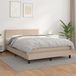 Prolenta Maison Exclusive - Sommier à lattes de lit avec matelas Cappuccino 140x200 cm