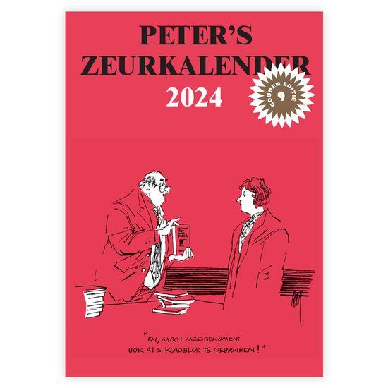 Scheurkalender - 2024 - Peter's zeurkalender | Comello | Wandkalender