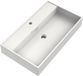 Brauer Gravity Wastafel - 80 cm - Zijdeglans Wit