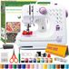 Mini machine à coudre, 12 points, set d'accessoires composé de 42 pièces